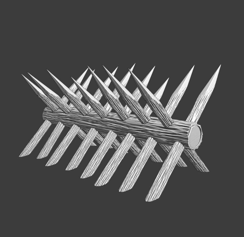 Cheval de frise - Medieval protection