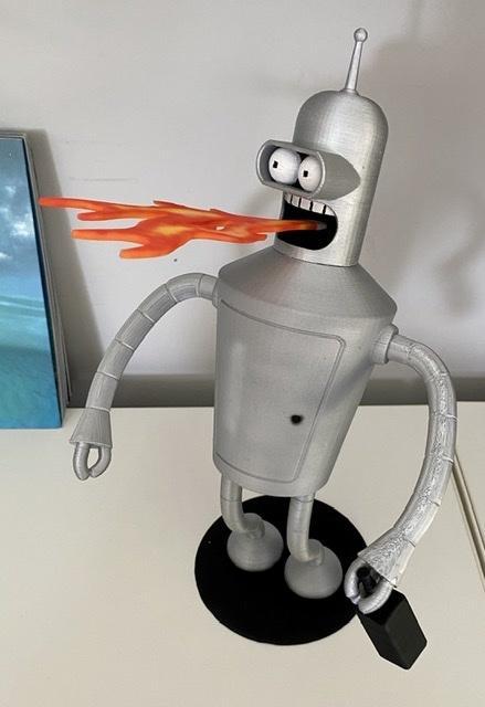 Bender flaming burp