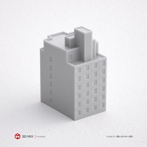 3D Print miniature building RB-US-NY-060