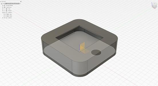 Zadní a přední kryt na Tuya WIFI Smart Temperature Humidity Sensor