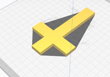 Upside Down Cross Wall Decor