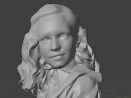 Hermionie Sculpture 3D Reconstructed