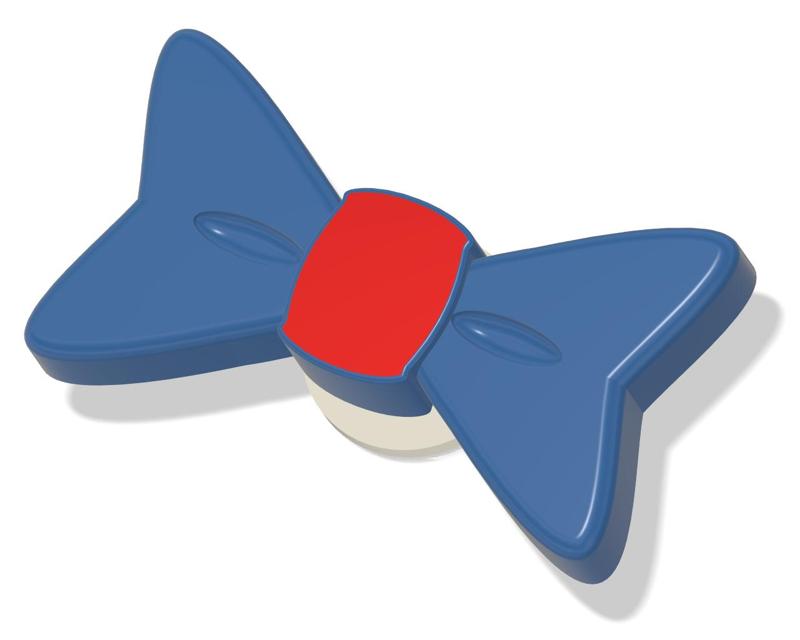 Lapel Pins - The Bow - Crocs Clogs Compatible Charms