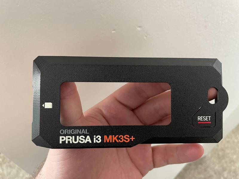 PRUSA MK3 facelift display cover (MK4 Style)