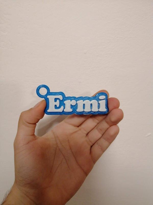 "Ermi" Keychain custom