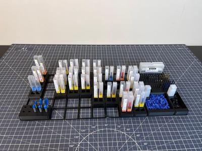 Gridfinity CNC/Router Bit Holder (1/8in, 1/4in)