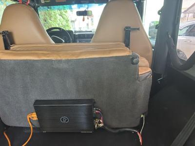 Bushing under the seat of Jeep TJ