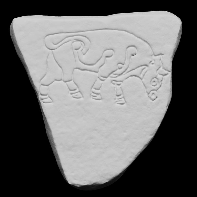 Pictish carving: "Burghead bull"