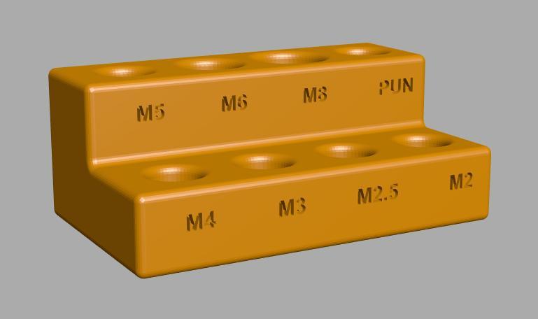 Portapunte per Inserti zigrinati a caldo