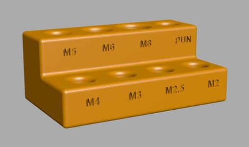 Portapunte per Inserti zigrinati a caldo