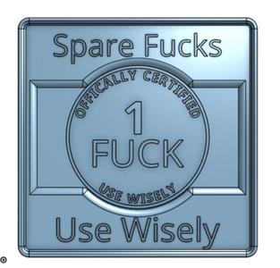 F-ck Coin holder - gridfinity