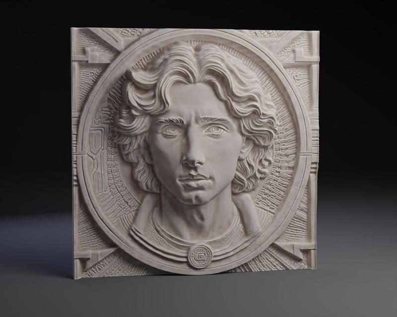 Paul Atreides (Timothée Chalamet) Bas-Relief
