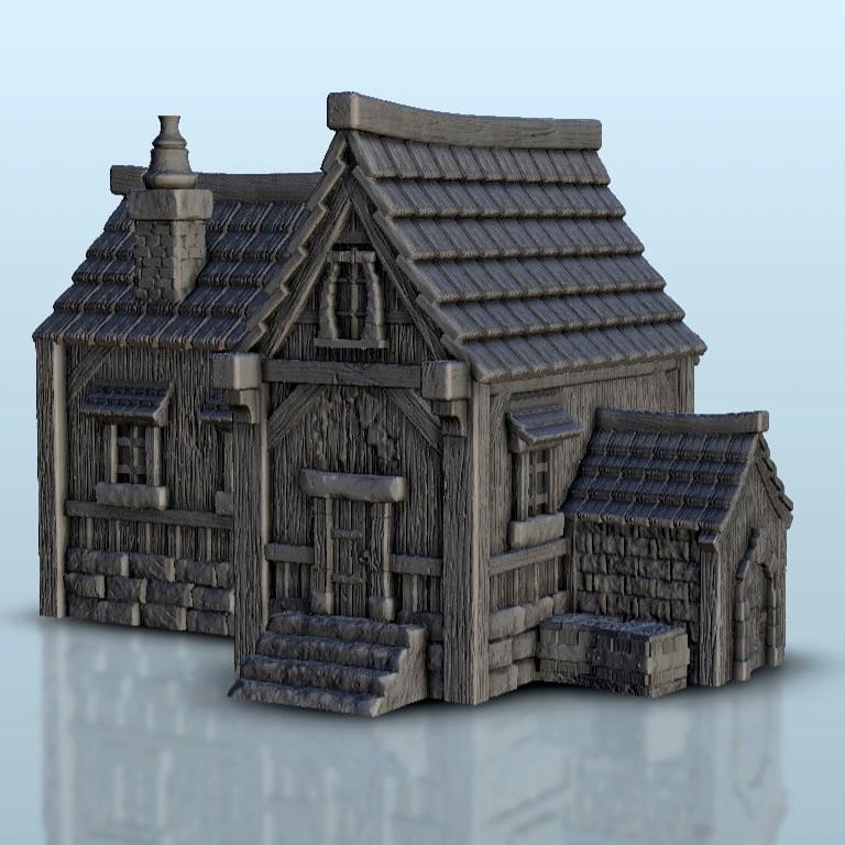 Medieval shop 6 - Medieval scenery terrain wargame