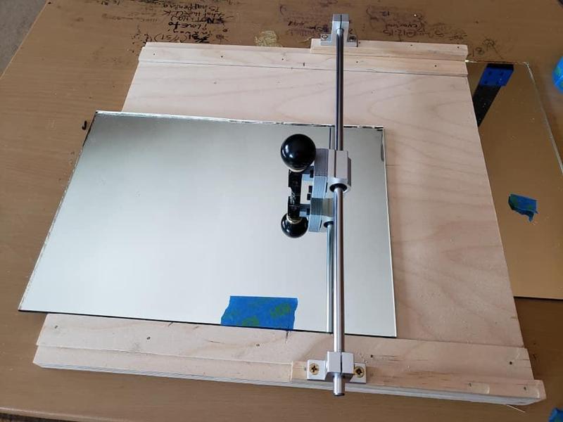 Mirror/Glass cutting jig