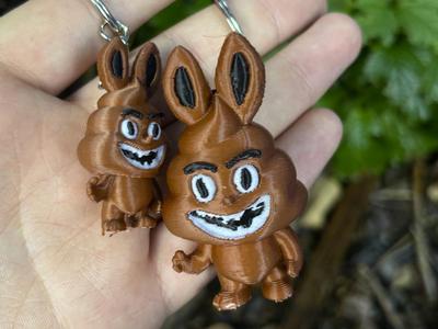Lapoopoo Funny Keychain Toy