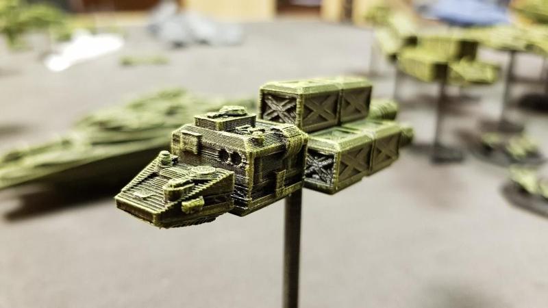 Terran Light Utility Ship Type A Loaded