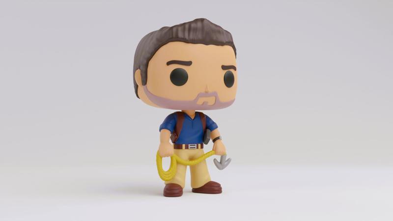 Nathan Drake funko Model  from the Uncharted franchise