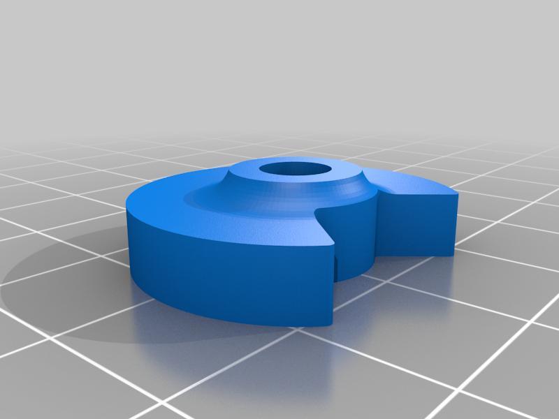 Buffer tube nut with cutout