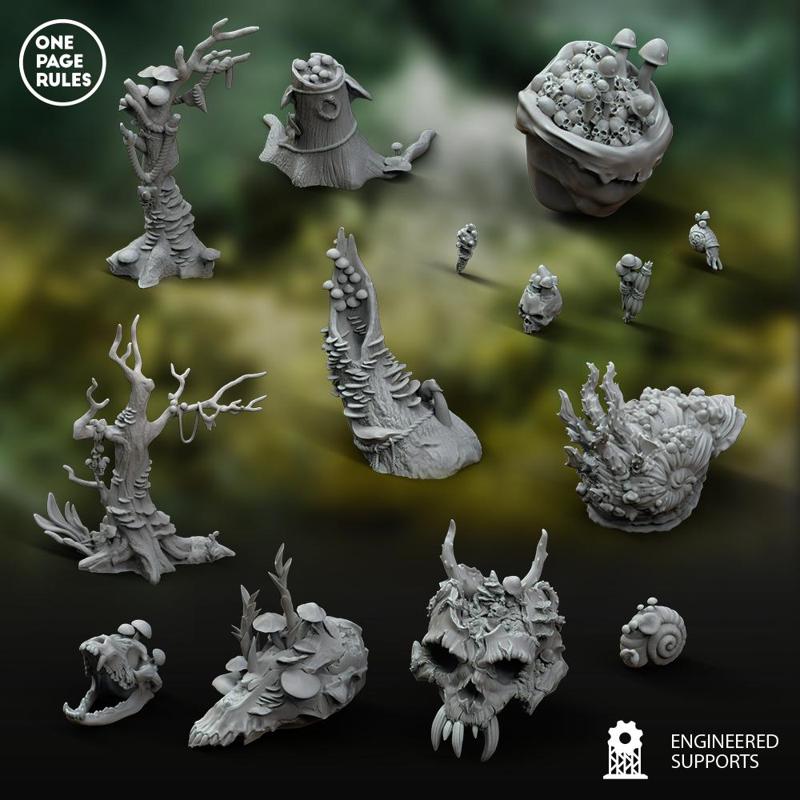 Plague Daemons Scatter Terrain