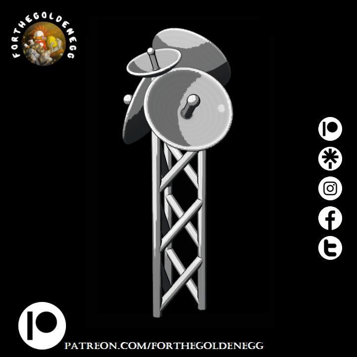 Radio Tower (32mm scale)