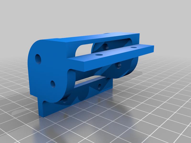 Roller electronics box corner for side filament holders on Railcore