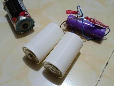 Battery D size - SolidWorks (editable)