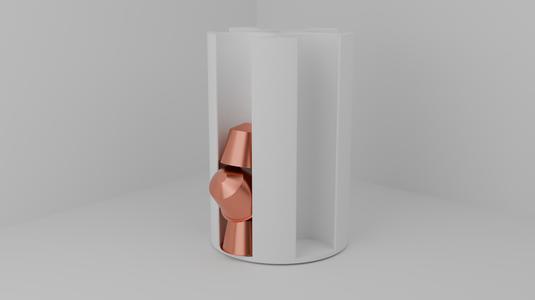 Nespresso capsule tower