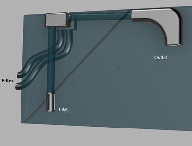 Juwel Fishtank Filter Tube Conduction and Outlet
