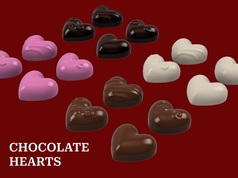 Chocolate hearts