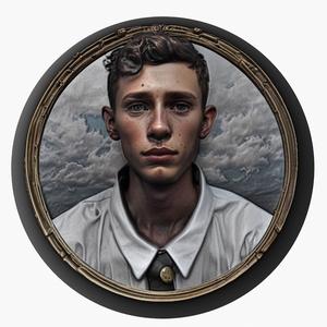 Troye Sivan medallion pendant