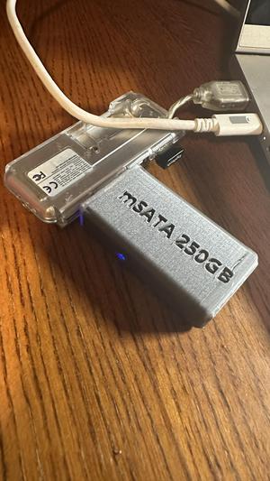 mSATA2USB case, mSATA with USB adapter protective case