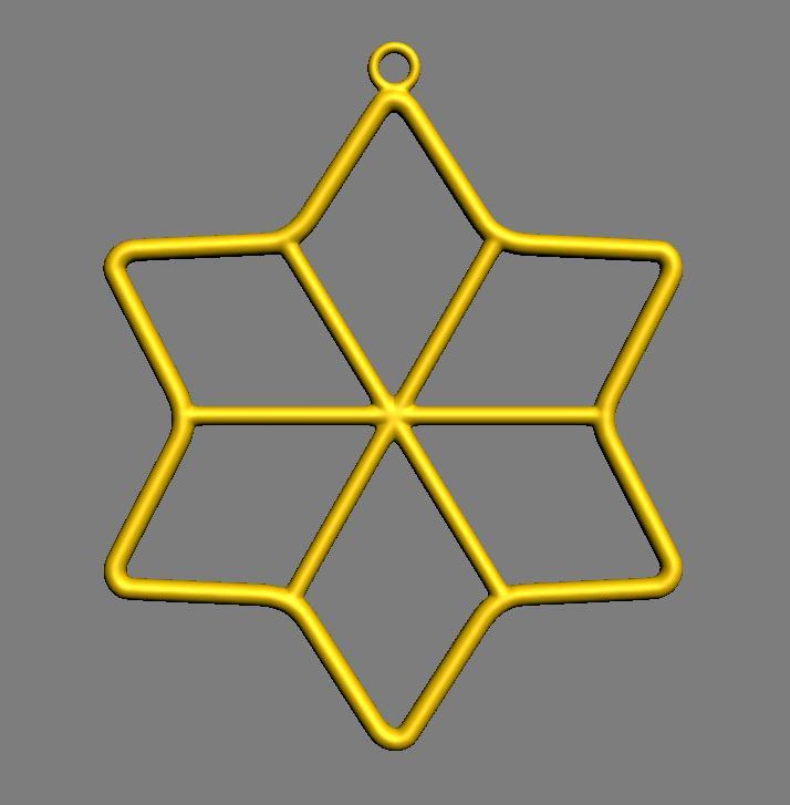 ornament star pendant