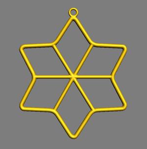 ornament star pendant