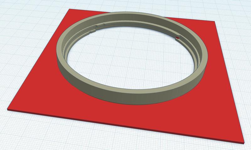 Lens adapter for 72mm Sony lens