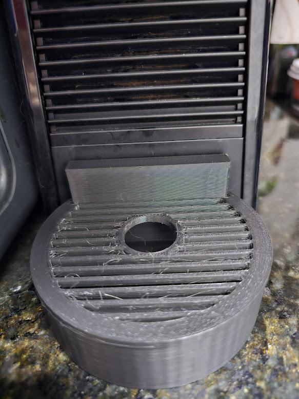 Nespresso Essenza Plus low profile drip tray