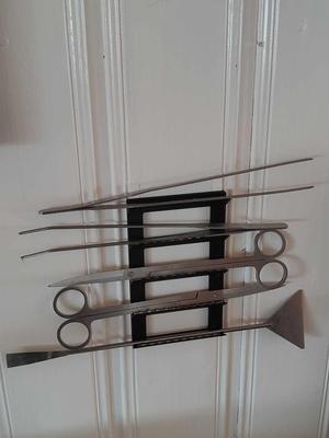Aquascaping tools rack
