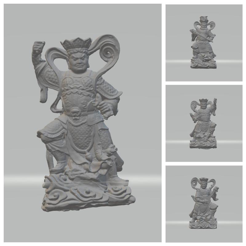 Four Heavenly Kings 3D print model