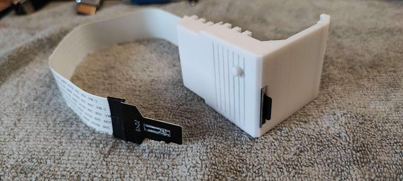 mSD Xtender adapter housing for Amiga 600