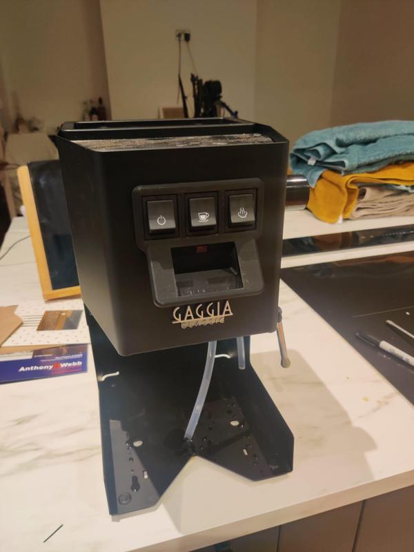 Gaggiuino  Front Mount Angled Screen