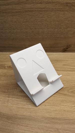 Handyhalter mit Gesicht