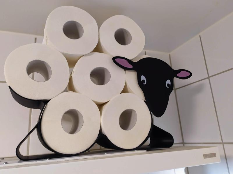 Looie the Toilet Paper Roll Holding Sheep