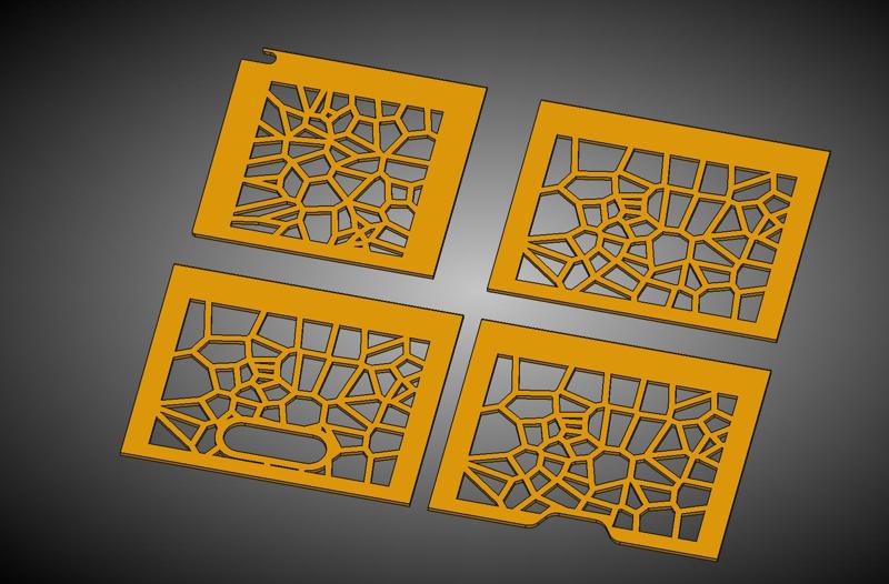 Modular lid system for JUWEL RIO 125 LED Aquarium Voronoi Edition