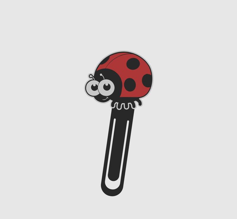 BookMark LadyBug Baby Multicolor