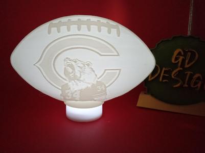 CHICAGO BEARS VER 6 NFL FOOTBALL LIGHT