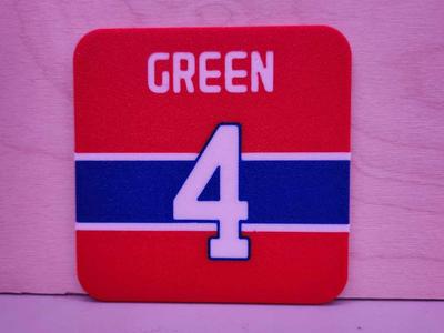 NHL Coaster - MIKE GREEN
