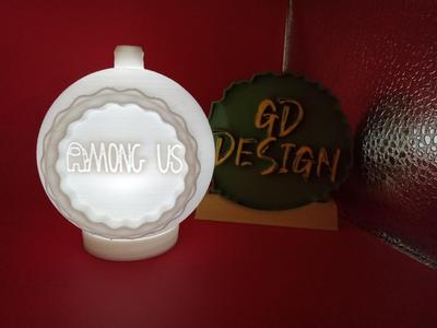 Among Us CHRISTMAS ORNAMENT TEALIGHT