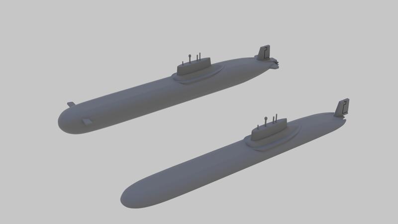 Soviet Akula Typhoon class submarine