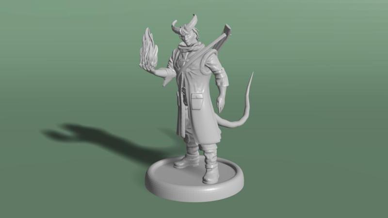 Candour Fell, the tiefling sorcerer