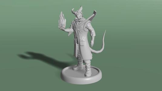 Candour Fell, the tiefling sorcerer