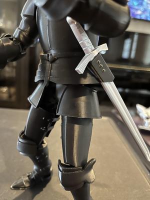 Medieval Knight waist armor with sheath